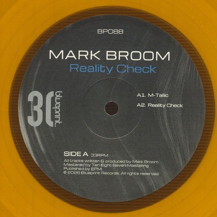 Mark Broom – Reality Check vinyl cover