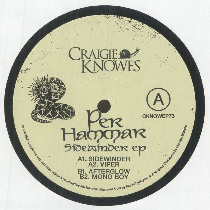 Per Hammar – Sidewinder EP vinyl cover
