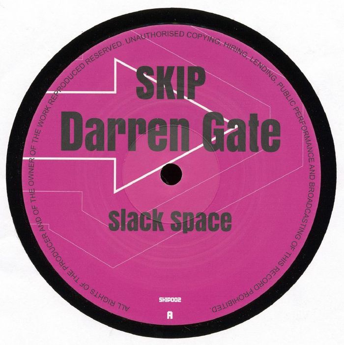 Darren GATE – Slack Space (reissue) vinyl cover