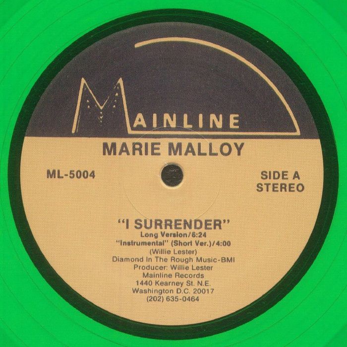 Marie Malloy – I Surrender vinyl cover