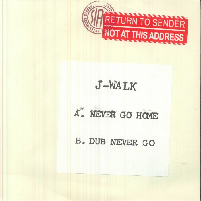 J Walk – Never Go Home vinyl cover