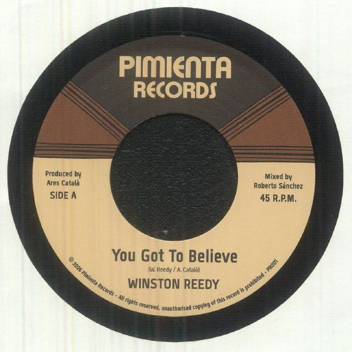 Winston Reedy – You Got To Believe vinyl cover
