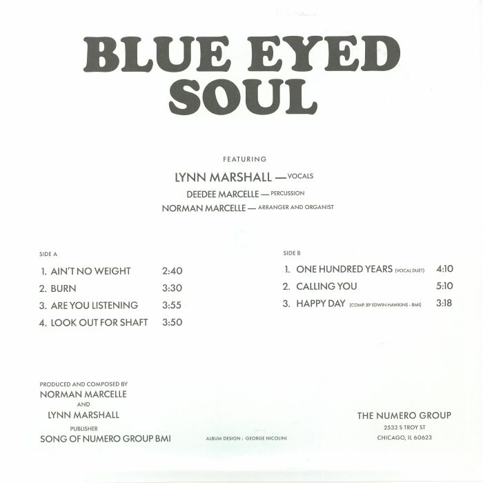 BLUE EYED SOUL - You Ain't No Weight