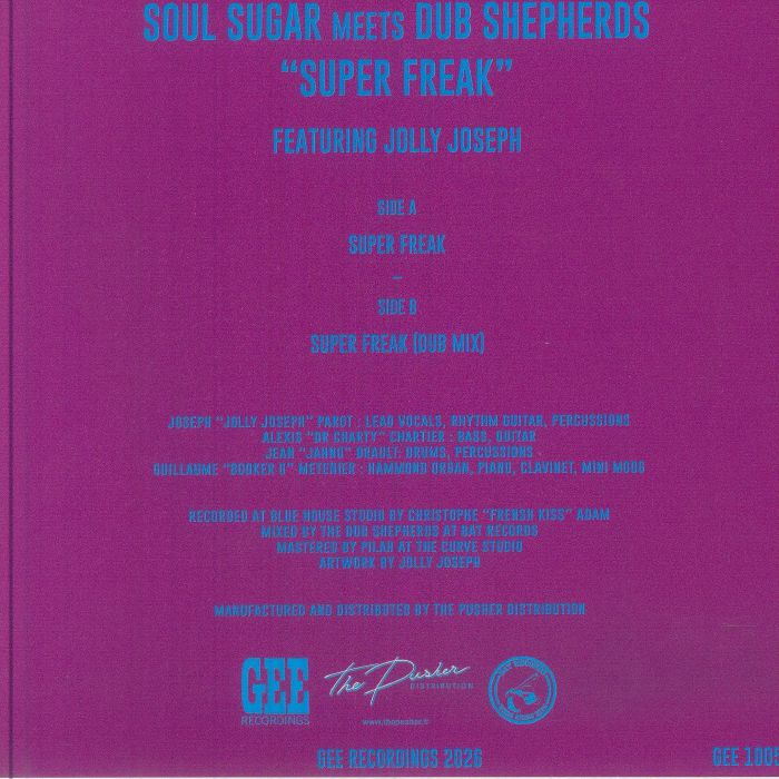 SOUL SUGAR meets DUB SHEPHERDS - Super Freak Vinyl at Juno Records.