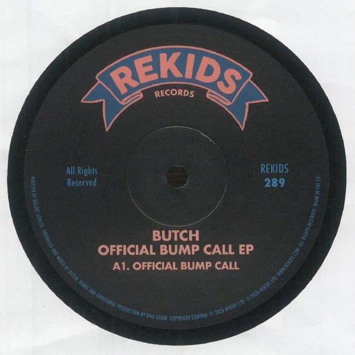 BUTCH – Official Bump Call EP vinyl cover