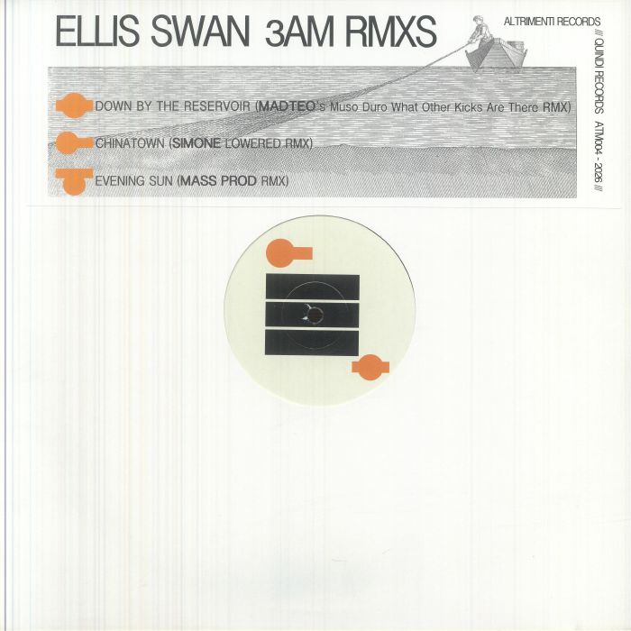 Ellis Swan – 3AM (remixes) vinyl cover