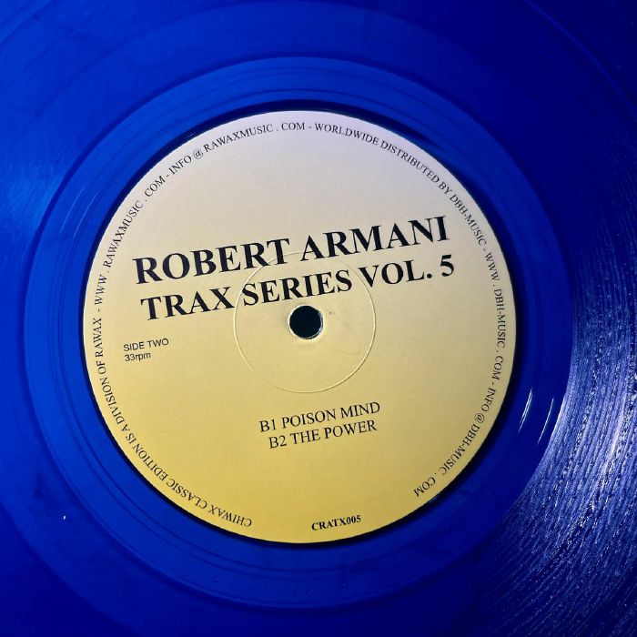 Robert Armani – Trax Series Volume Five vinyl cover