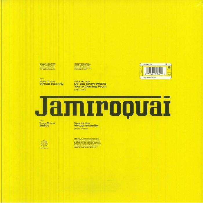 JAMIROQUAI - Virtual Insanity (30th Anniversary Edition) Vinyl at Juno ...