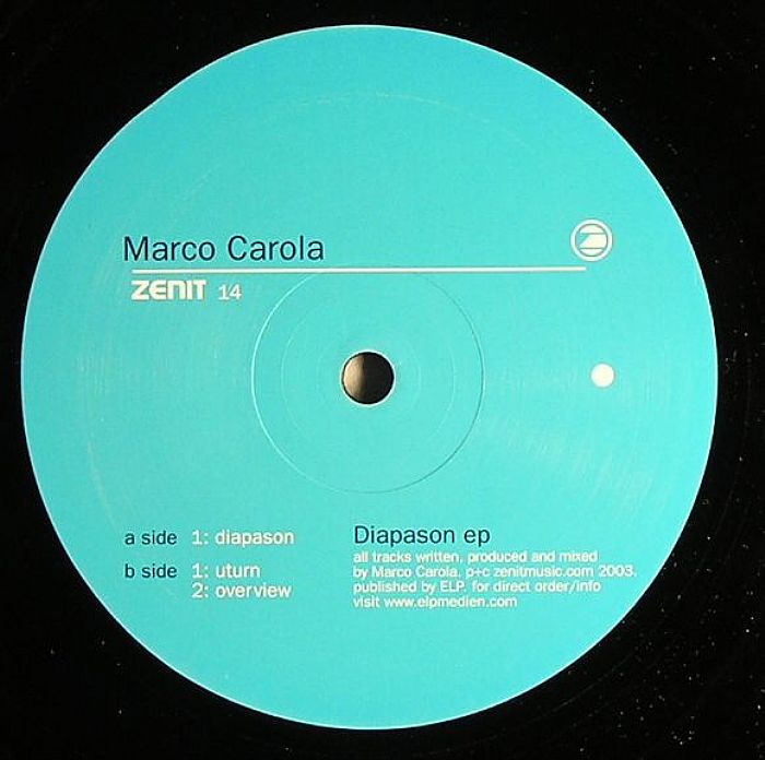 CAROLA, Marco - Diapason EP