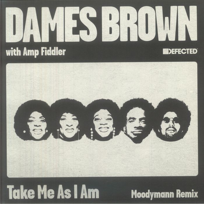 Dames Brown | Amp Fiddler – Take Me As I Am (Moodymann remix) vinyl cover