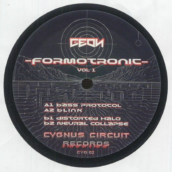 Geon – Formotronic Vol 1 vinyl cover