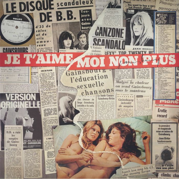 Serge Gainsbourg – Je T'aime Moi Non Plus (60th Anniversary Edition) vinyl cover