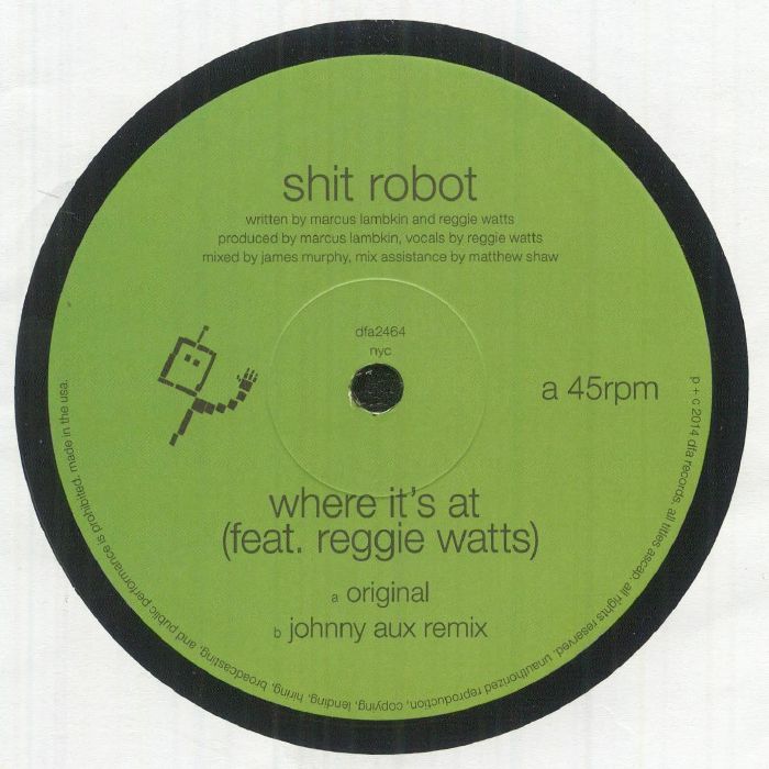 Shit Robot – Where It's At vinyl cover