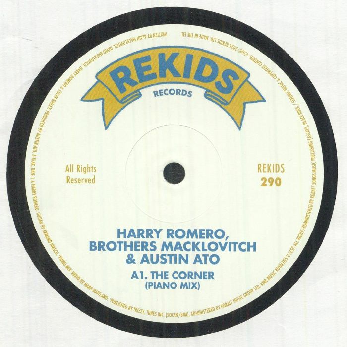 Harry Romero | Brothers Macklovitch | Austin Ato – The Corner vinyl cover
