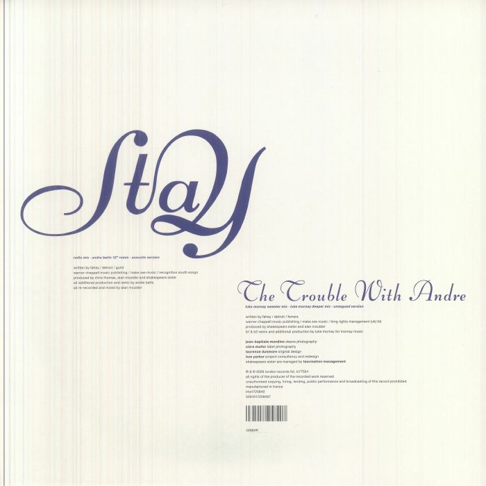 SHAKESPEARS SISTER - Stay (reissue)