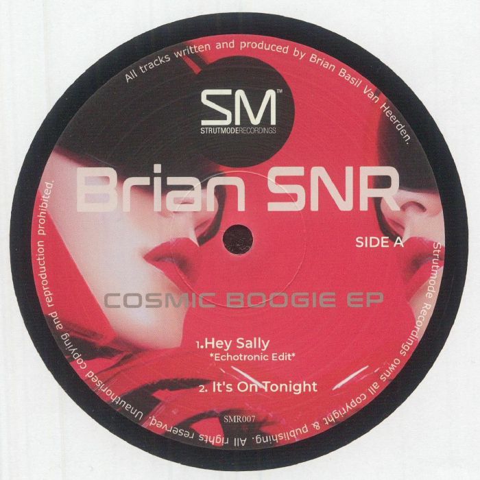 Brian Snr – Cosmic Boogie EP vinyl cover