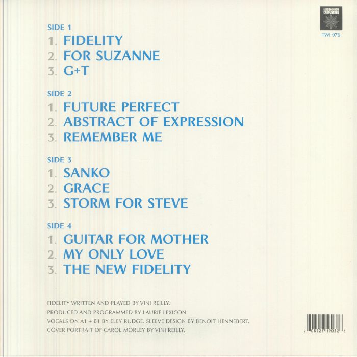未開封品 アナログレコード2LP　DURUTTI COLUMN　FIDELITY The DURUTTI COLUMN - Fidelity (remastered) Vinyl at Juno Records.