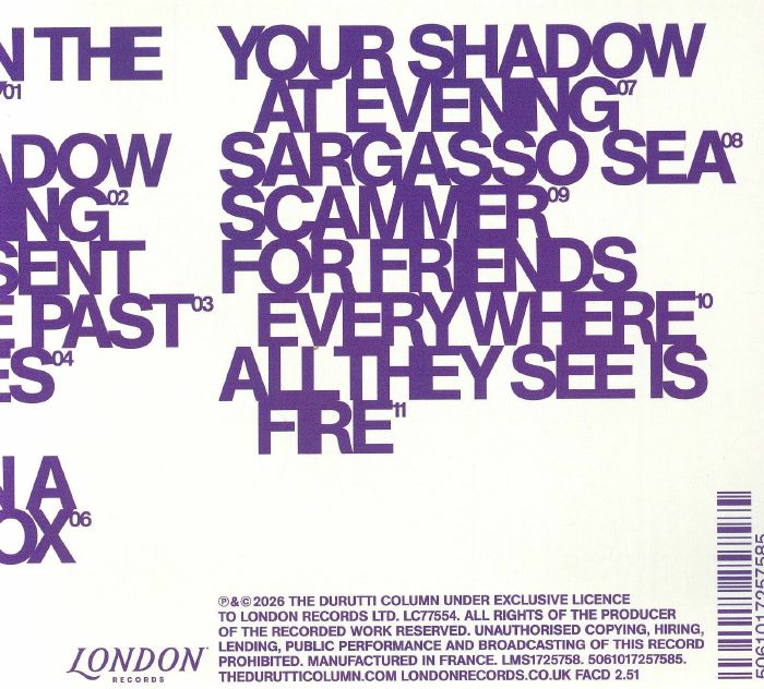 The DURUTTI COLUMN - Renascent