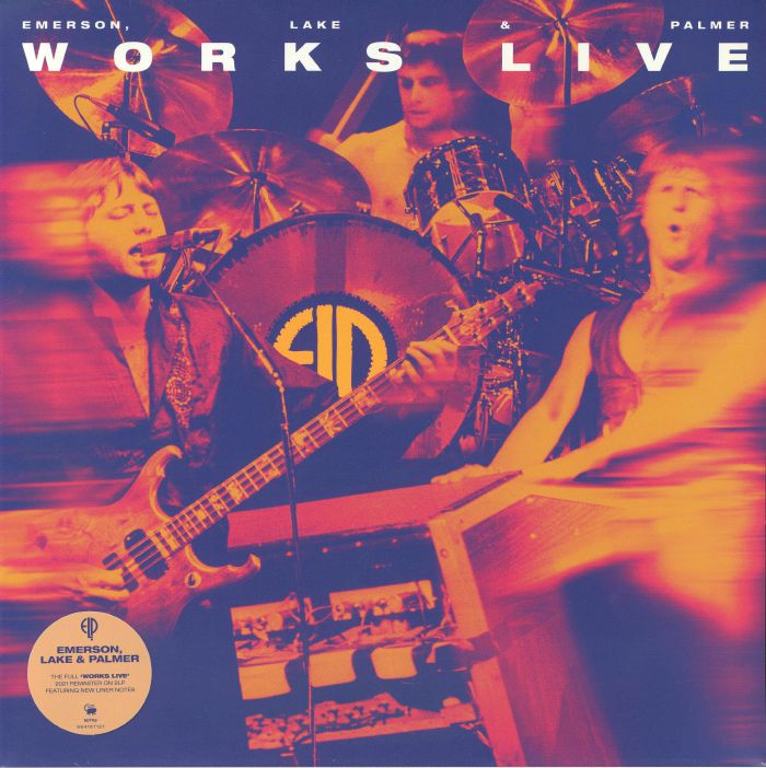 Emerson Lake & Palmer – Works Live vinyl cover