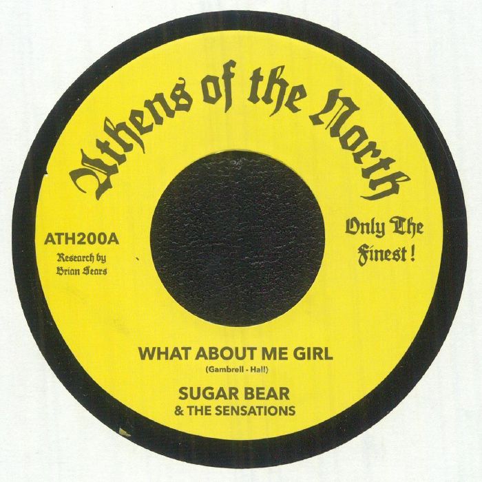 Sugar Bear | The Sensations – What About Me Girl vinyl cover