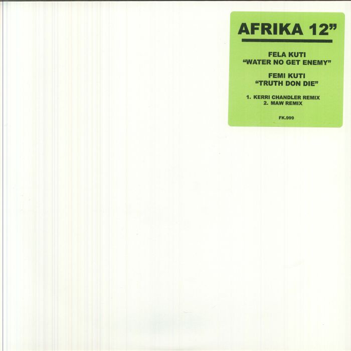 Fela Kuti | Femi Kuti – Water No Get Enemy vinyl cover