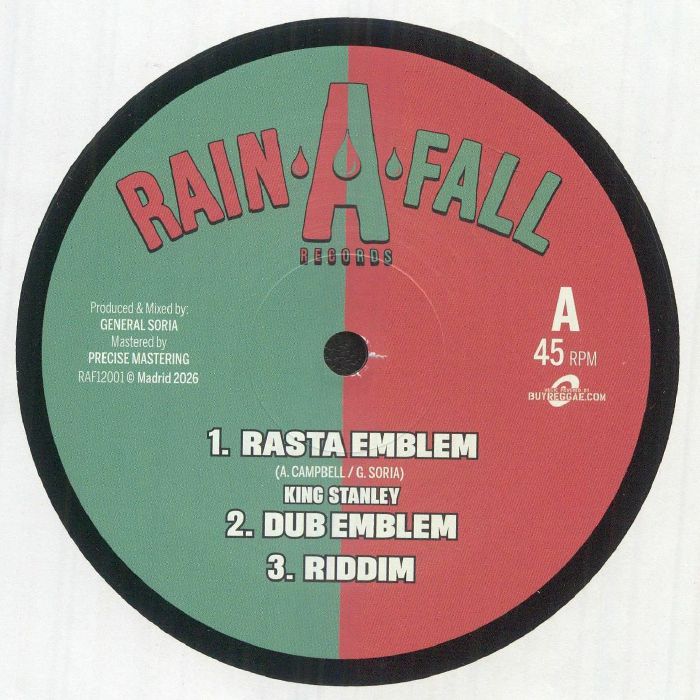 King Stanley | General Soria – Rasta Emblem vinyl cover