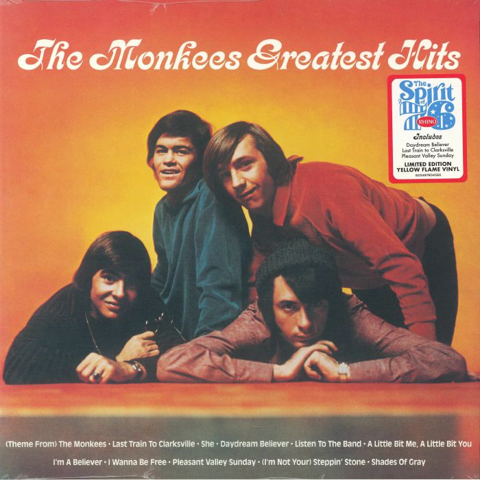 The Monkees – Greatest Hits vinyl cover