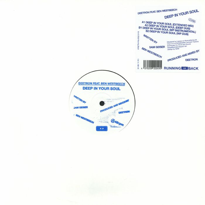 Deetron | Ben Westbeech – Deep In Your Soul vinyl cover