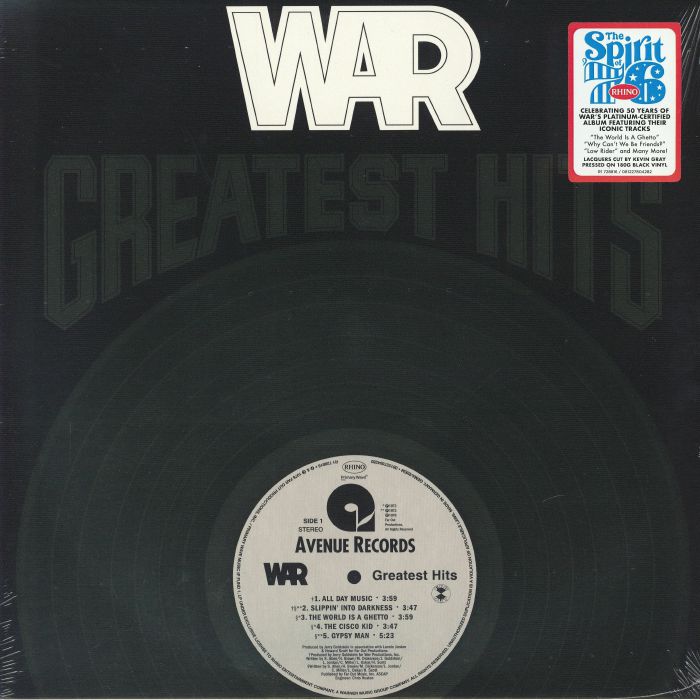 War – Greatest Hits vinyl cover