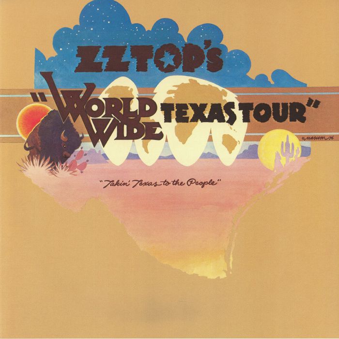 Zz Top – ZZ Top's World Wide Texas Tour: Takin' Texas To The People vinyl cover