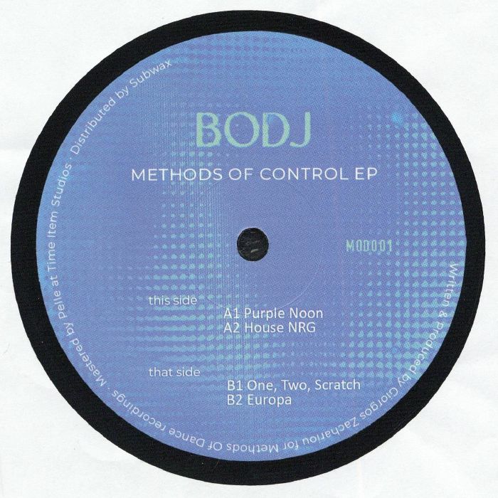 Bodj – Methods Of Control EP vinyl cover