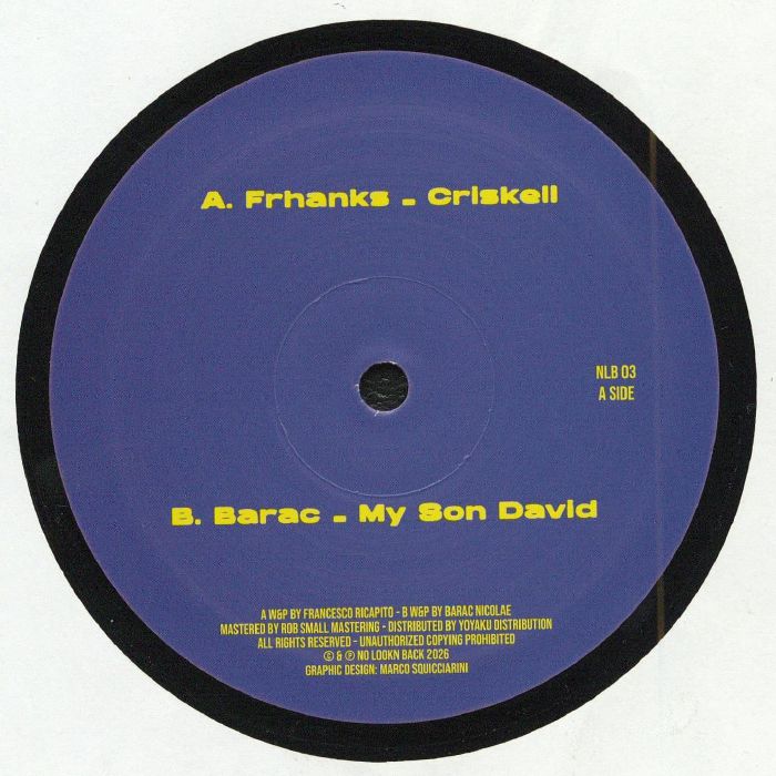Frhanks | Barac – Criskell / My Son David vinyl cover