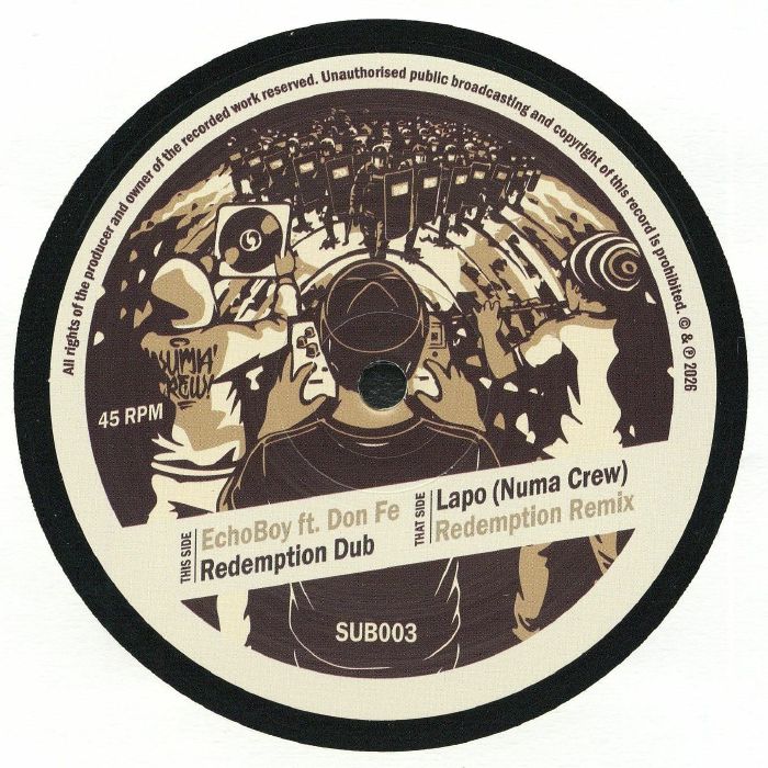 Echoboy | Don Fe – Redemption Dub vinyl cover