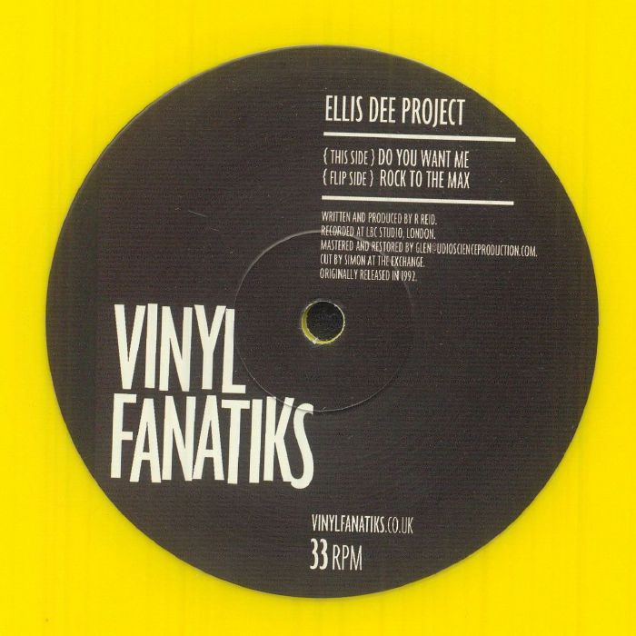 Ellis Dee – Ellis Dee Project Part 1 vinyl cover