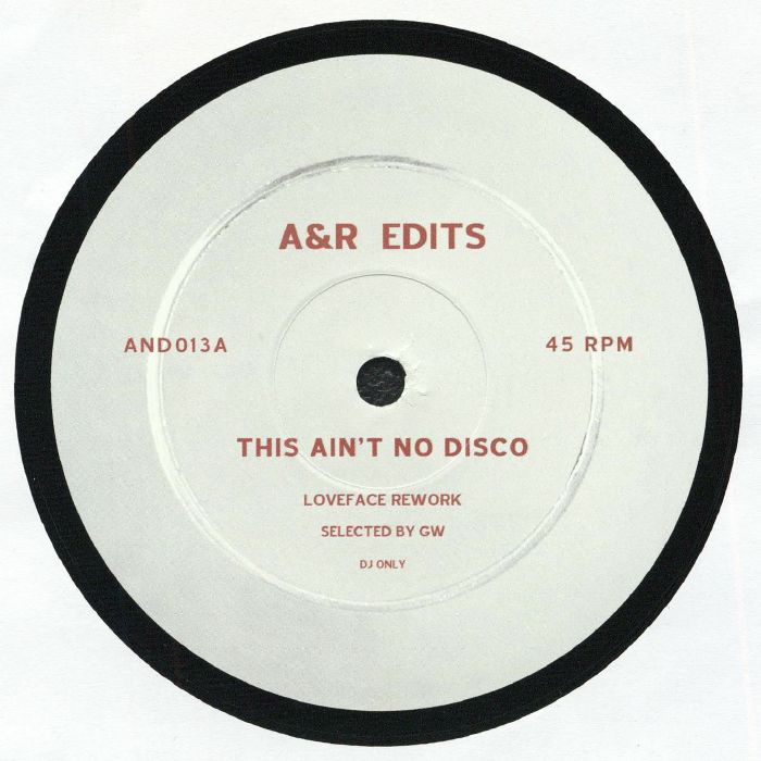 LOVEFACE / MISIU – This Ain't No Disco vinyl cover