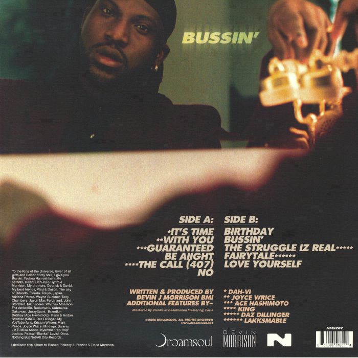 Devin MORRISON - Bussin' (reissue) Vinyl at Juno Records.