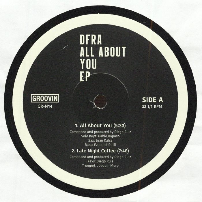 Dfra – All About You EP vinyl cover