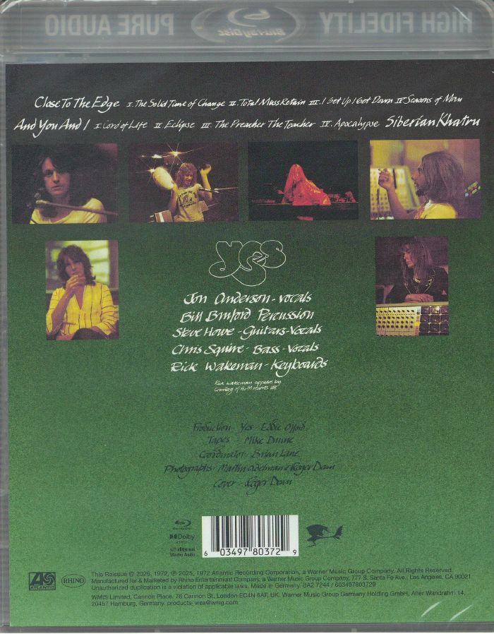 Yes - Close To The Edge (remastered)