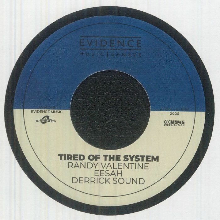 Randy Valentine | Eesah | Derrick Sound – Tired Of The System vinyl cover