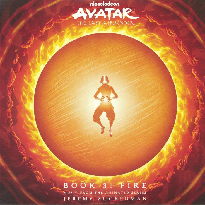 Jeremy Zuckerman – Avatar:The Last Airbender: Book 3: Fire (Soundtrack) vinyl cover
