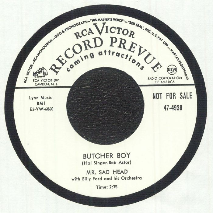Mr Sad Head – Butcher Boy vinyl cover