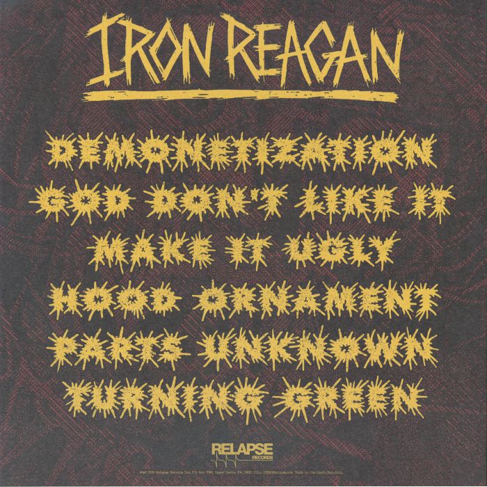 IRON REAGAN - Demonetization
