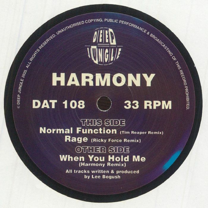 Harmony – When You Hold Me vinyl cover