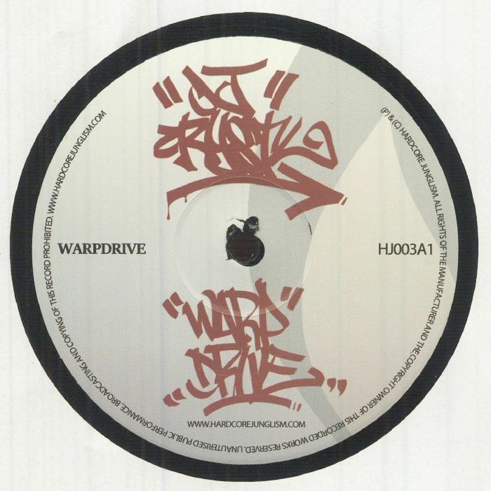 DJ Crystl – Warp Drive vinyl cover