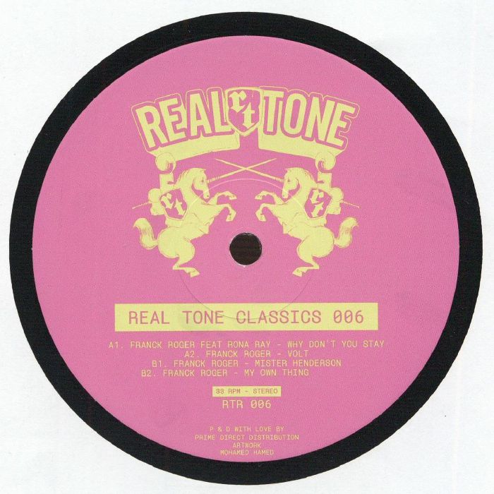 Franck ROGER feat RONA RAY – Real Tone Classics 006 vinyl cover