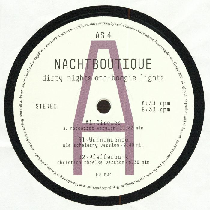 DJ Jauche – Nachtboutique: Dirty Nights & Boogie Lights Pt 4 vinyl cover