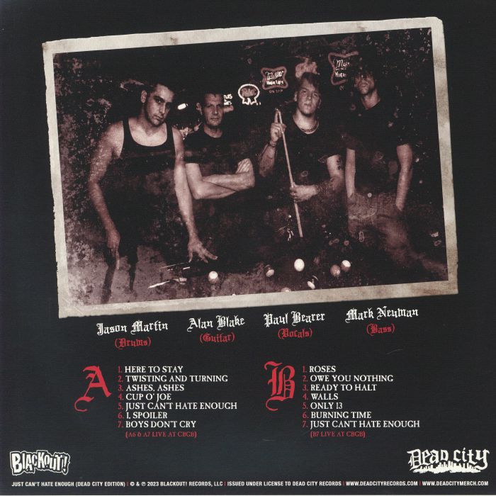 SHEER TERROR - Just Can't Hate Enough