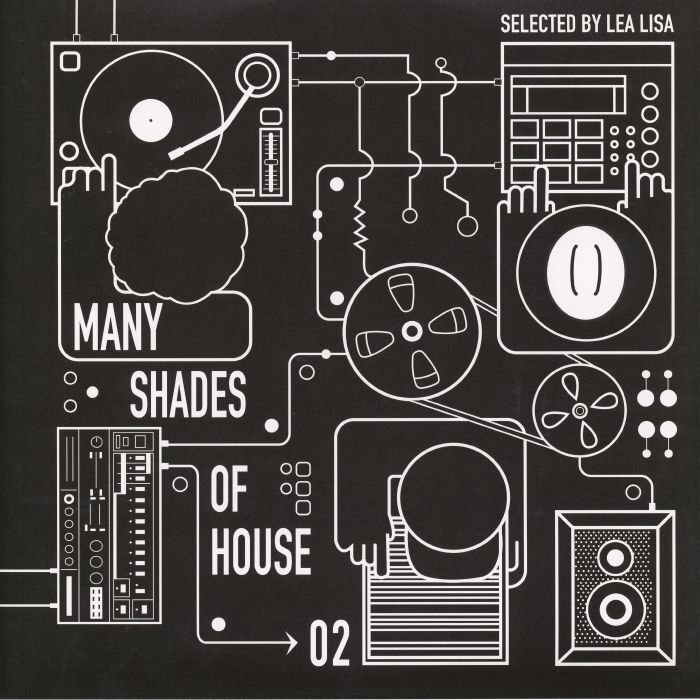 VARIOUS – Many Shades Of House Vol 2 vinyl cover