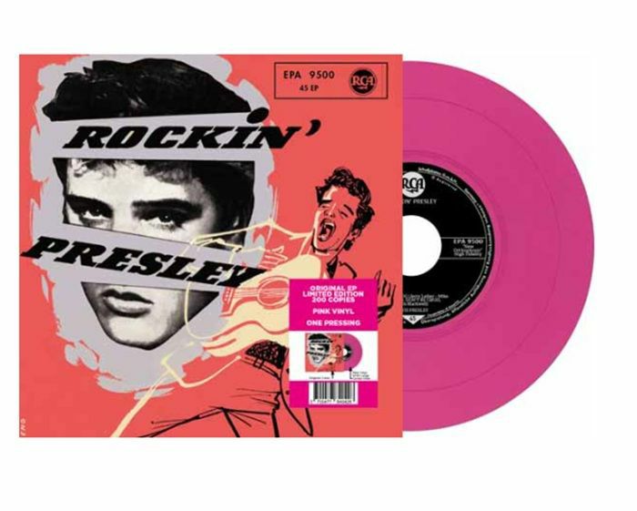 Elvis Presley – EP Etranger No 21: Rockin' Presley vinyl cover