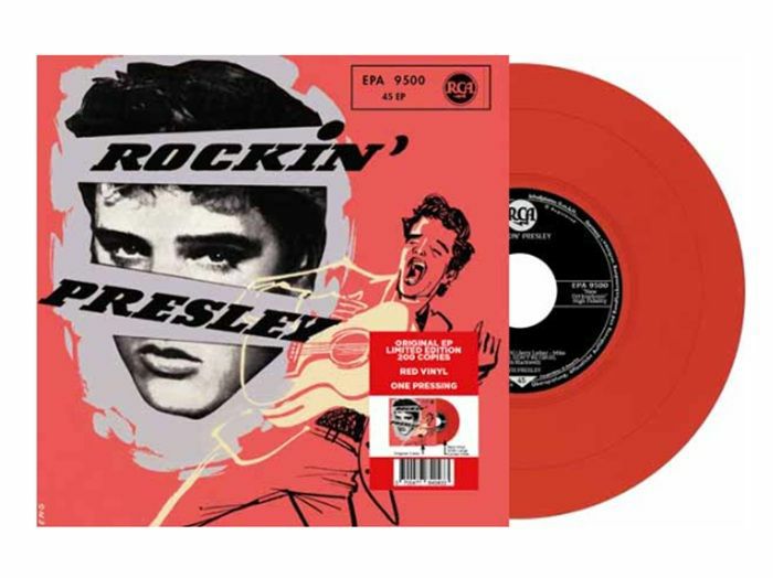 Elvis Presley – EP Etranger No 21: Rockin' Presley vinyl cover